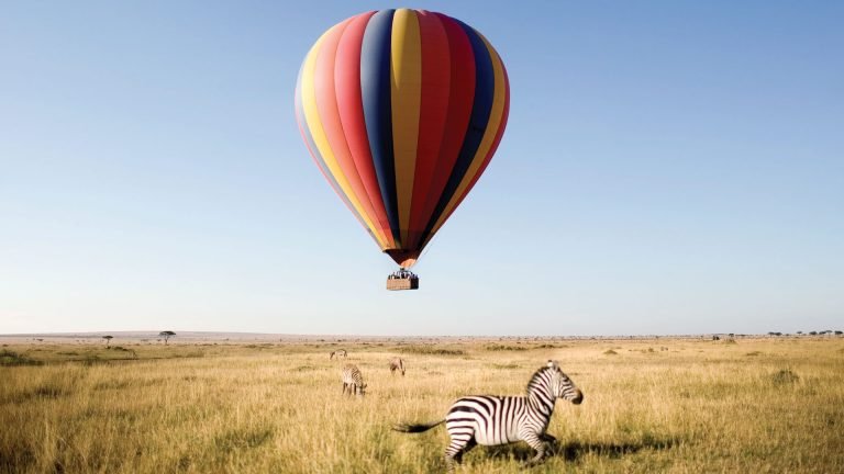 balloon safari in tanzania1