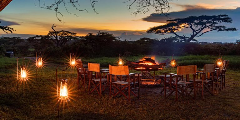 Campfire in tanzania5